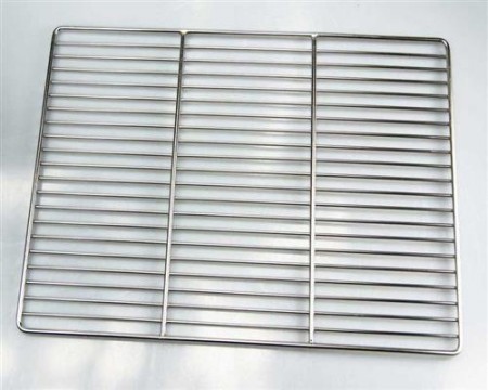 Edelstahl Grillrost 44 x 25,5 cm für Gasgrill, stabile & schwere Grill Ausführun