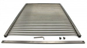 zerlegbarer Edelstahl Grillrost 69 x 43 cm kompatibel mit Barbecook Brahma 3