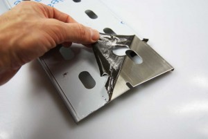 1 x Edelstahl Flammenblech 