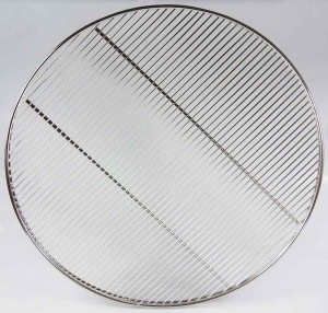 Edelstahl Grillrost 75 cm rund Doppel-Reling 