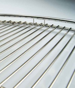 Edelstahl Grillrost 75 cm rund Doppel-Reling 