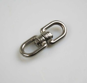 Edelstahl Grillrost 55 cm + Edelstahl Seilwirbel + Edelstahl Kette + Karabiner / nur 10 mm lichter Stababstand / Doppelreling