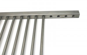 zerlegbarer Edelstahl Grillrost 51,3 x 44 cm für WEBER SPIRIT E 210 220 ab 2013 / Regler vorn !