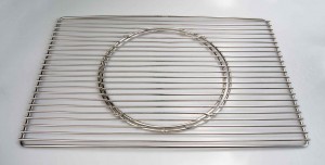 54 x 34 cm Edelstahl Grillrost 