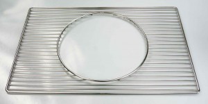 54 x 34 cm Edelstahl Grillrost 